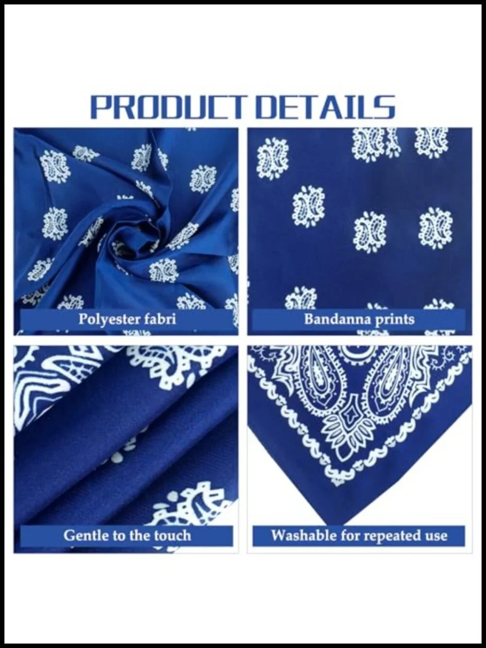 10 Pack Satin Head Scarves Square Neck Scarf for Hair Wrap Party